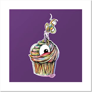 Monster Cupcake Posters and Art